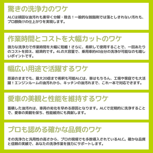 ALC 高濃度アルカリクリーナー