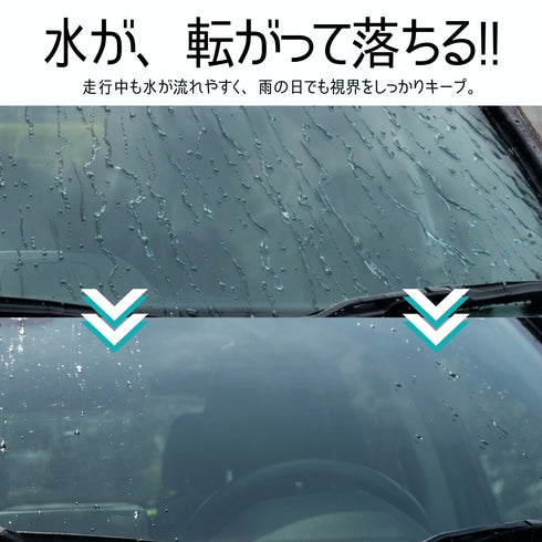 SI-Zセット ガラス油膜取り&撥水剤(スポンジ・クロス付き)